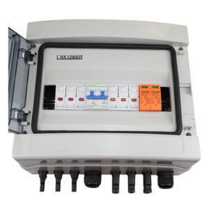 5kW PV Solar Combiner Box водоустойчив DC разпределителен шкаф с 2 стринга