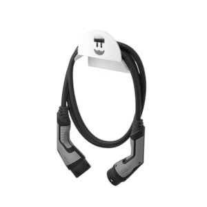 Wallbox Cable Holder държач за кабели в метален и бял цвят за зарядни станции