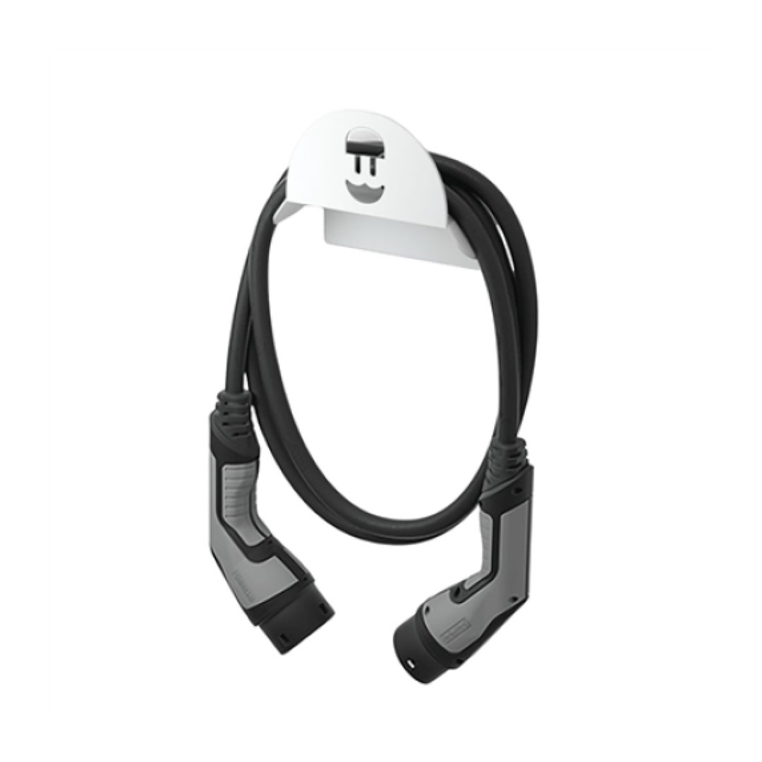 walbox Wallbox Cable Holder държач за кабели в метален и бял цвят за зарядни станции