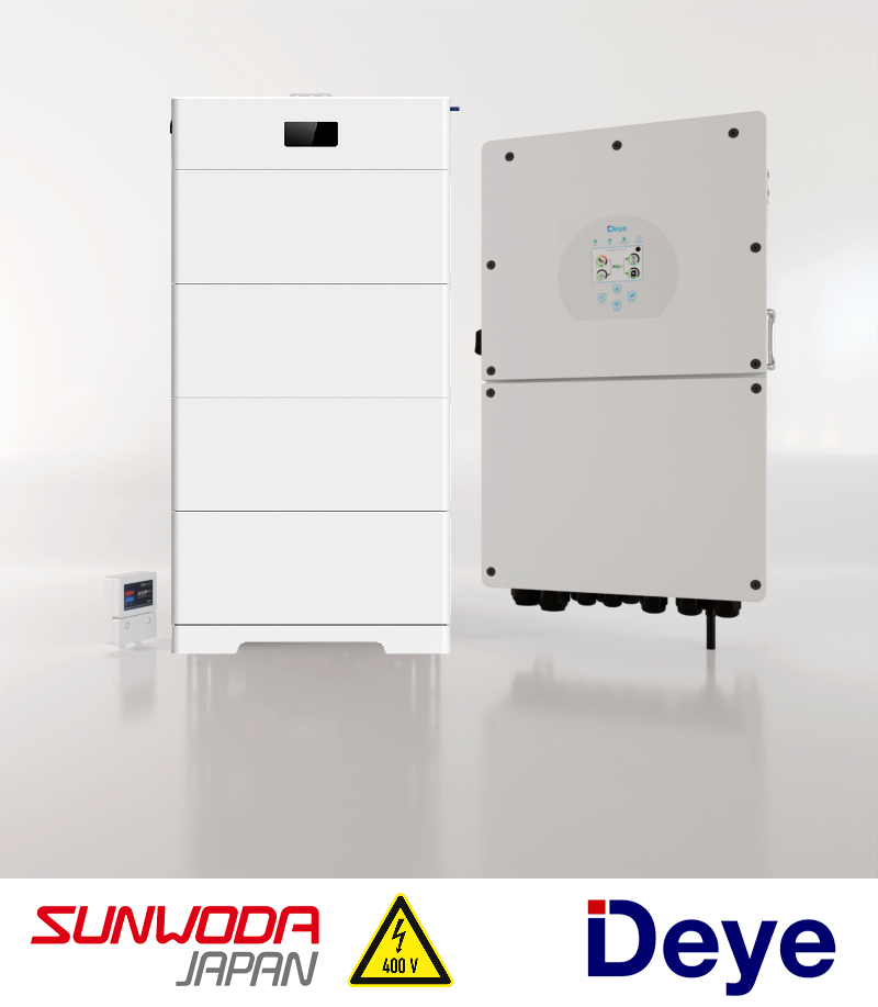 20kwh-sunwoda-deye-hybrid- Комплект Sunwoda HV 20kWh батерия и Deye 50kW хибриден трифазен инвертор