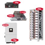 Dyness HV батерии 81.92kWh с трифазен хибриден инвертор Deye 80kW