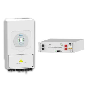 Комплект Deye 6kW еднофазен хибриден инвертор и батерия SE-G5.1Pro-B 5.12kWh