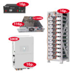 Dyness HV батерии и Deye 50kW трифазен хибриден инвертор – индустриален комплект