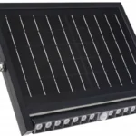 LED СОЛАРЕН СТЕНЕН ОСВЕТИТЕЛ 12.5W 6Ah/3.2V 1200LM ЧЕРЕН +PIR СЕНЗОР 6000К IP54