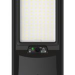 LED СОЛАРНА УЛИЧНА ЛАМПА 24W 4500LM 25Ah 6000K IP65 СЪС СЕНЗОР ЗА ДВИЖЕНИЕ/ДИСТАНЦИОННО УПРАВЛЕНИЕ