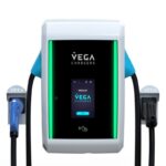 Бързозарядна станция Vega Aloha Gravity кабели CCS 2 и CHAdeMO | 30 kW DC