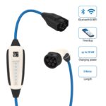 Мобилна зарядна станция NRGKick Pure Wi-Fi/ Bluetooth Тип 2 | Трифазна 22 KW | 5 Метра